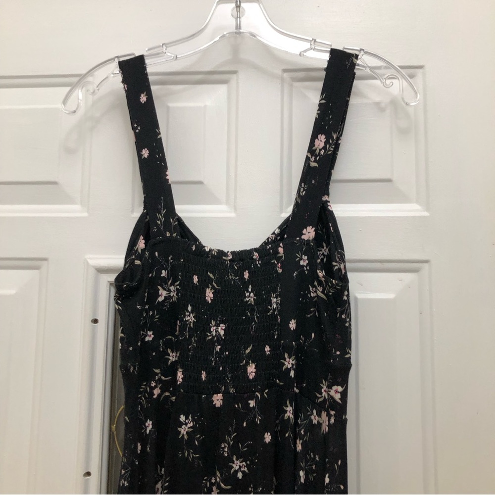 American Rag Maxi A-Line Strap Asymmetrical Rayon Dress W Size S Black/White - Picture 3 of 7